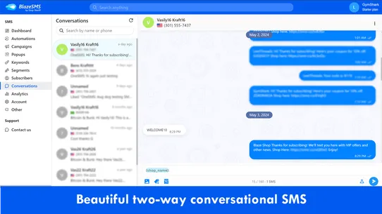 Blaze SMS ‑ SMS Marketing screenshot