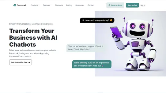 Conversell AI Chatbot screenshot