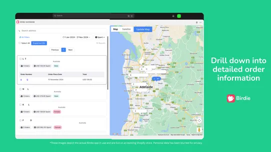 Birdie: Map Your Customers screenshot