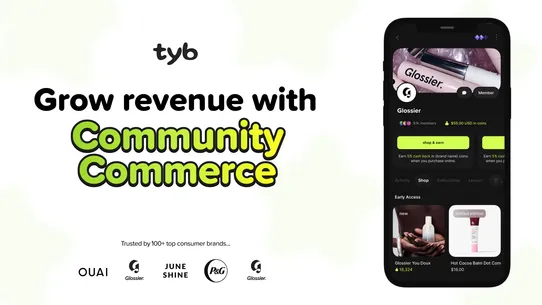 TYB Shop: Community Commerce screenshot