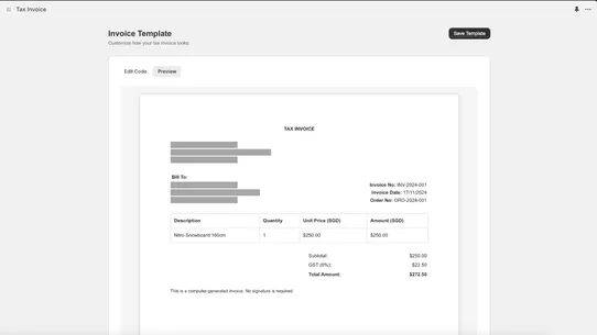 Indisnw: Tax Invoice screenshot