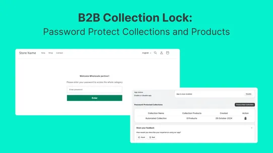 EasyB2B: Wholesale Lock &amp; Form screenshot