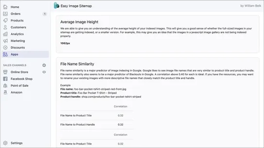 Easy Image Sitemap screenshot