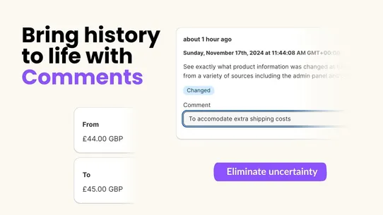 Histora: Product History screenshot