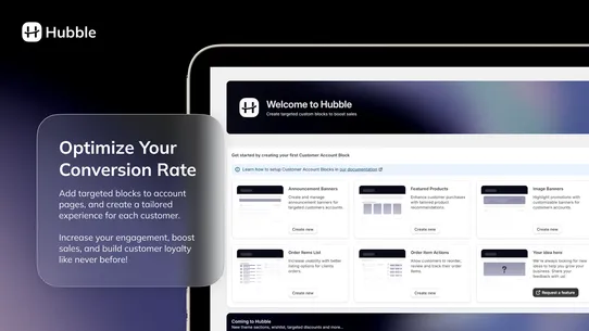 Hubble: Customer Accounts screenshot