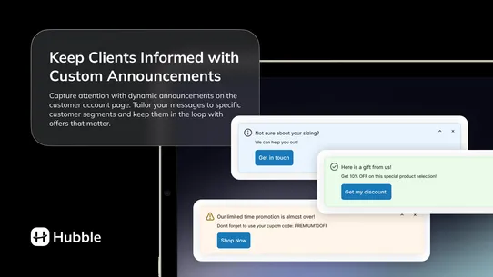 Hubble: Customer Accounts screenshot