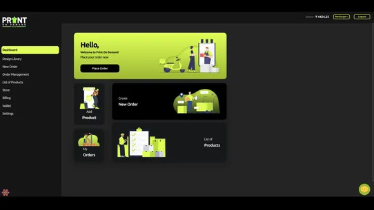 Printify India Hub screenshot