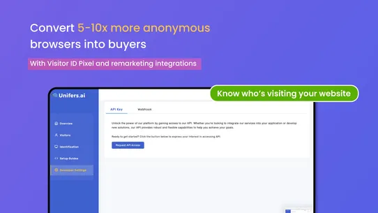 Unifers.ai ‑ Vistior ID screenshot