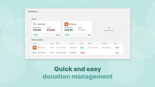 Lift: Giving and Donations screenshot