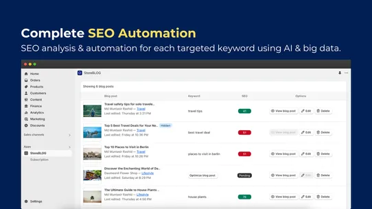 StoreBLOG: AI Blog &amp; AI SEO screenshot