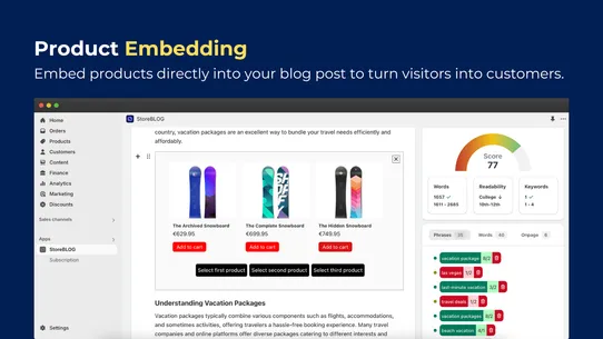 StoreBLOG: AI Blog &amp; AI SEO screenshot