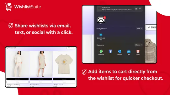 WishlistSuite: Wishlist App screenshot