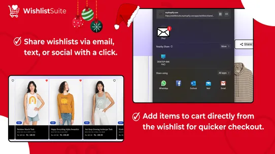 WishlistSuite: Wishlist App screenshot