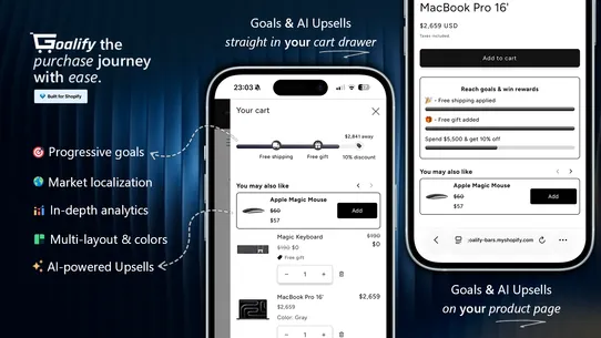Goalify: Free Shipping Bar PRO screenshot