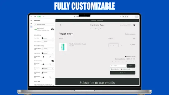 DField: Discount Input Field screenshot