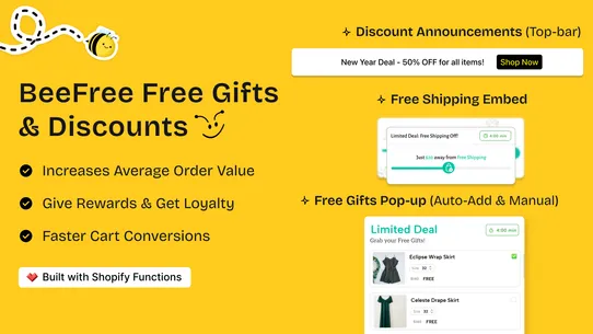 BeeFree‑Free Gifts &amp; Discounts screenshot