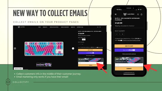Collectify: Get More Emails screenshot