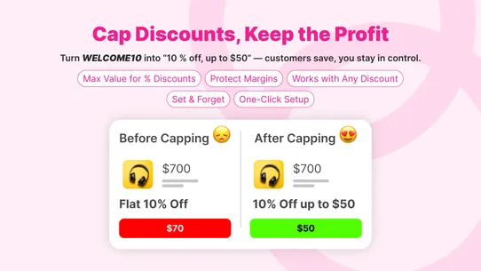 Nex Discount Cap &amp; Limit screenshot