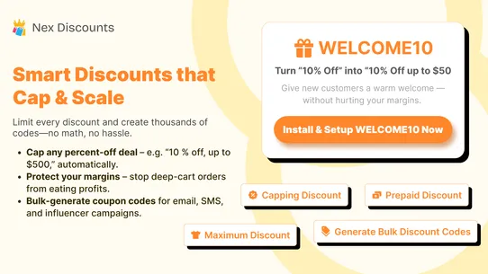 Nex Discount Cap &amp; Limit screenshot