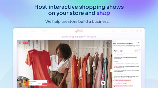 Stage TEN Live Social Shopping screenshot