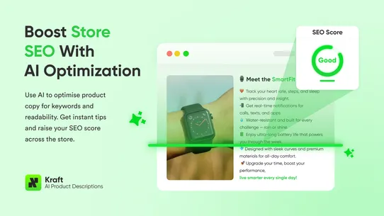 Kraft AI Product Descriptions screenshot