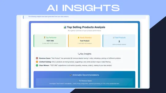 Sightly ‑ AI‑Powered Insights screenshot