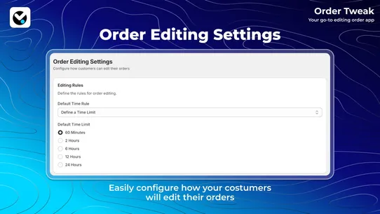 OT : Easy Order Editing screenshot