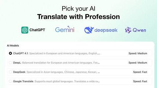 Ciwi.ai:AI Translator GPT‑4.1 screenshot