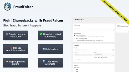 FraudFalcon ‑ Fraud Prevention screenshot