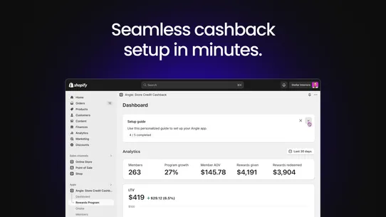 Angle: Store Credit Cashback screenshot