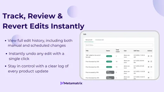 Metamatrix Bulk Editor screenshot
