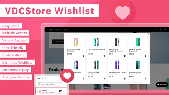 VDCStore Wishlist screenshot