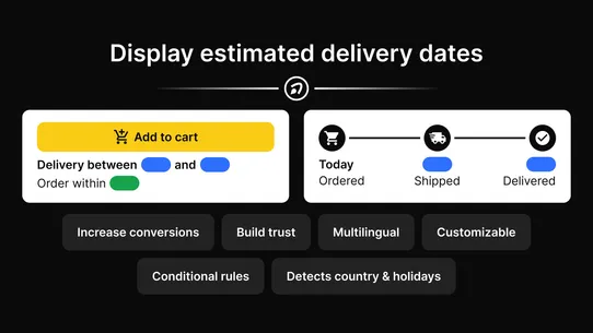 Delm ‑ Estimated Delivery Date screenshot