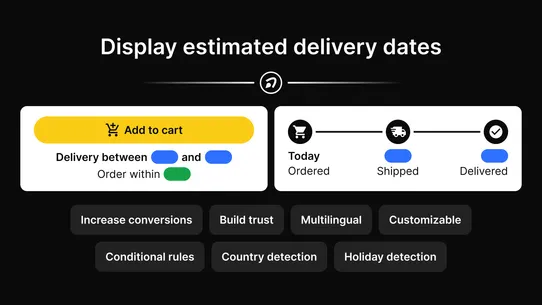 Delm ‑ Estimated Delivery Date screenshot