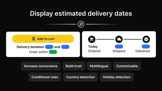 Delm ‑ Estimated Delivery Date screenshot