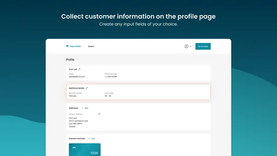 Customer Accounts Pro screenshot