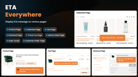 Estimated Delivery Date ‑ ETA screenshot