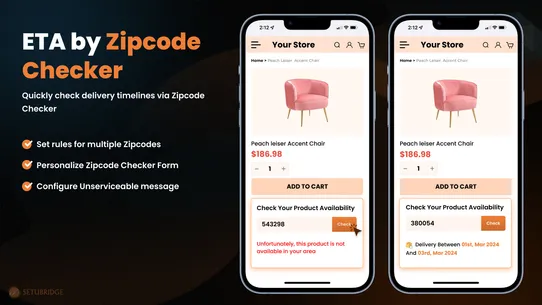 Estimated Delivery Date ‑ ETA screenshot