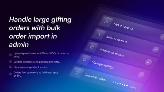 Send To Many Bulk Order Import screenshot