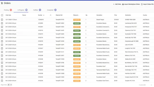 PACK &amp; SEND Live ‑ Australia screenshot