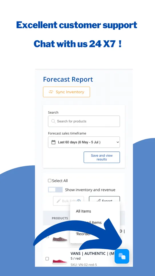 Inventory Forecasting Hero screenshot