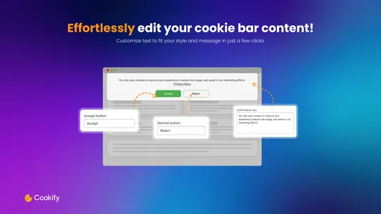 Cookify GDPR Cookie Consent screenshot