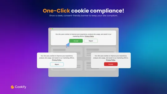 Cookify GDPR Cookie Consent screenshot