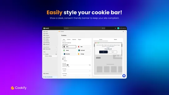 Cookify GDPR Cookie Consent screenshot