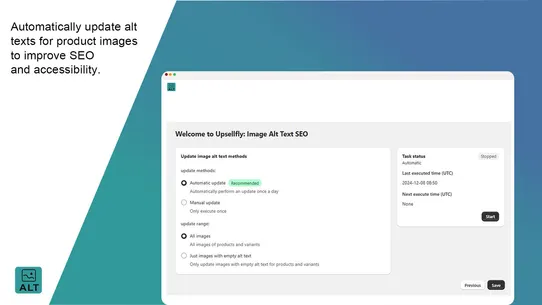 UpsellFly: Image Alt Text SEO screenshot