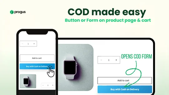 Progus COD Form screenshot