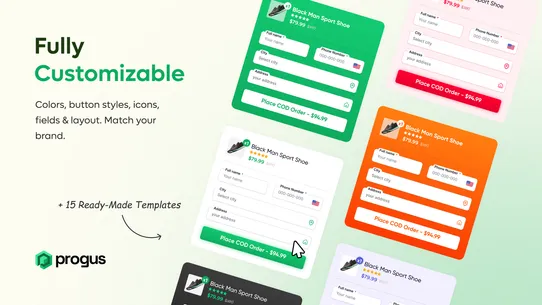 Progus COD Form screenshot