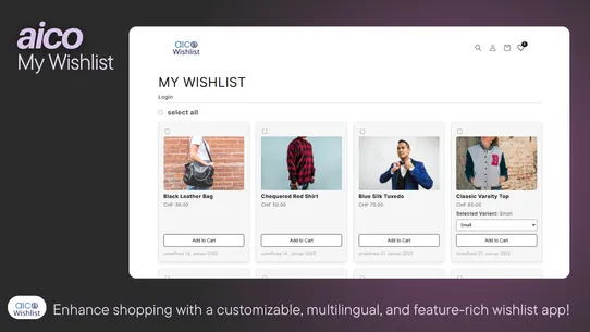 Wishlist by aico screenshot