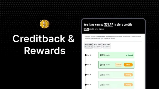 Rebo ‑ Crediback Rewards screenshot