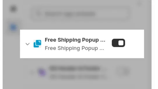 Free Shipping Popup ‑ GS screenshot